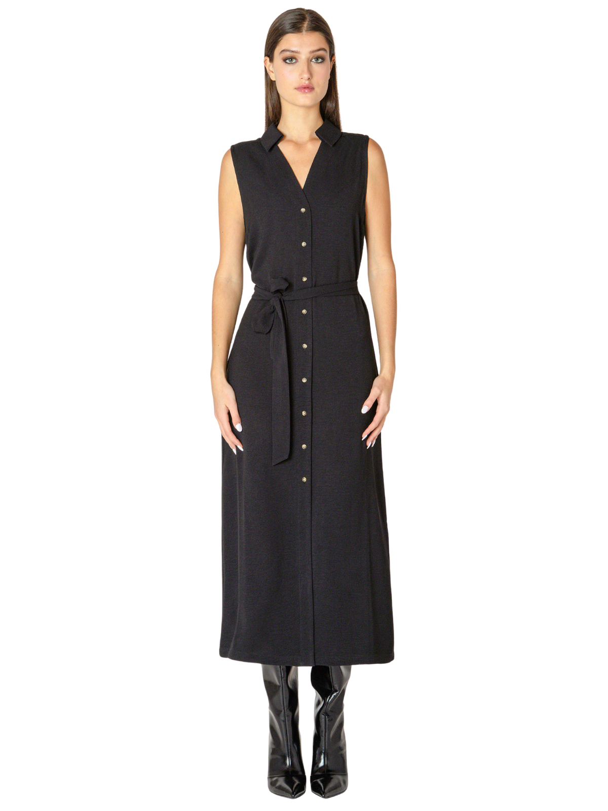 Belted Shirt Dress
