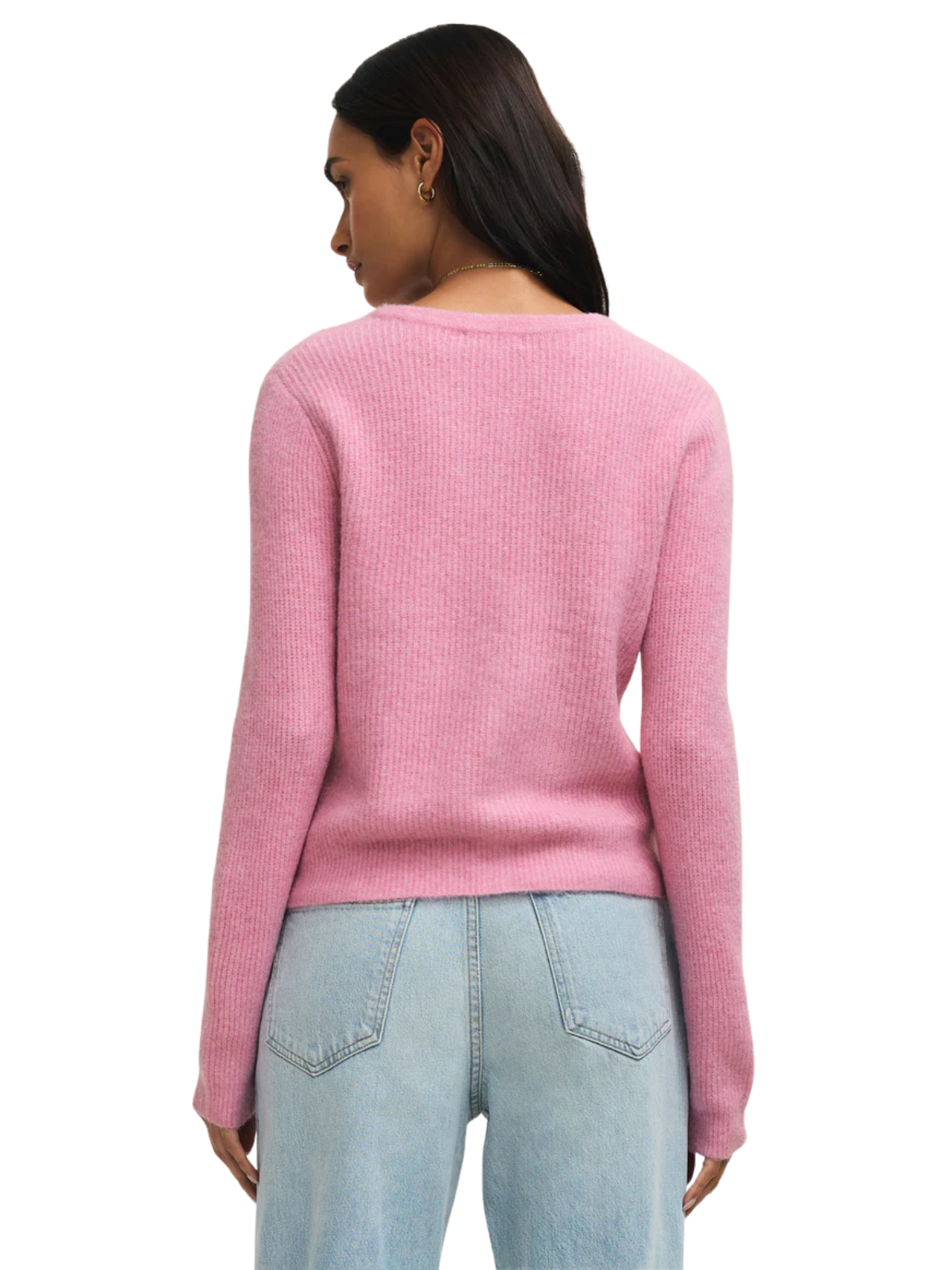 Medina Rib Cardigan | Custard