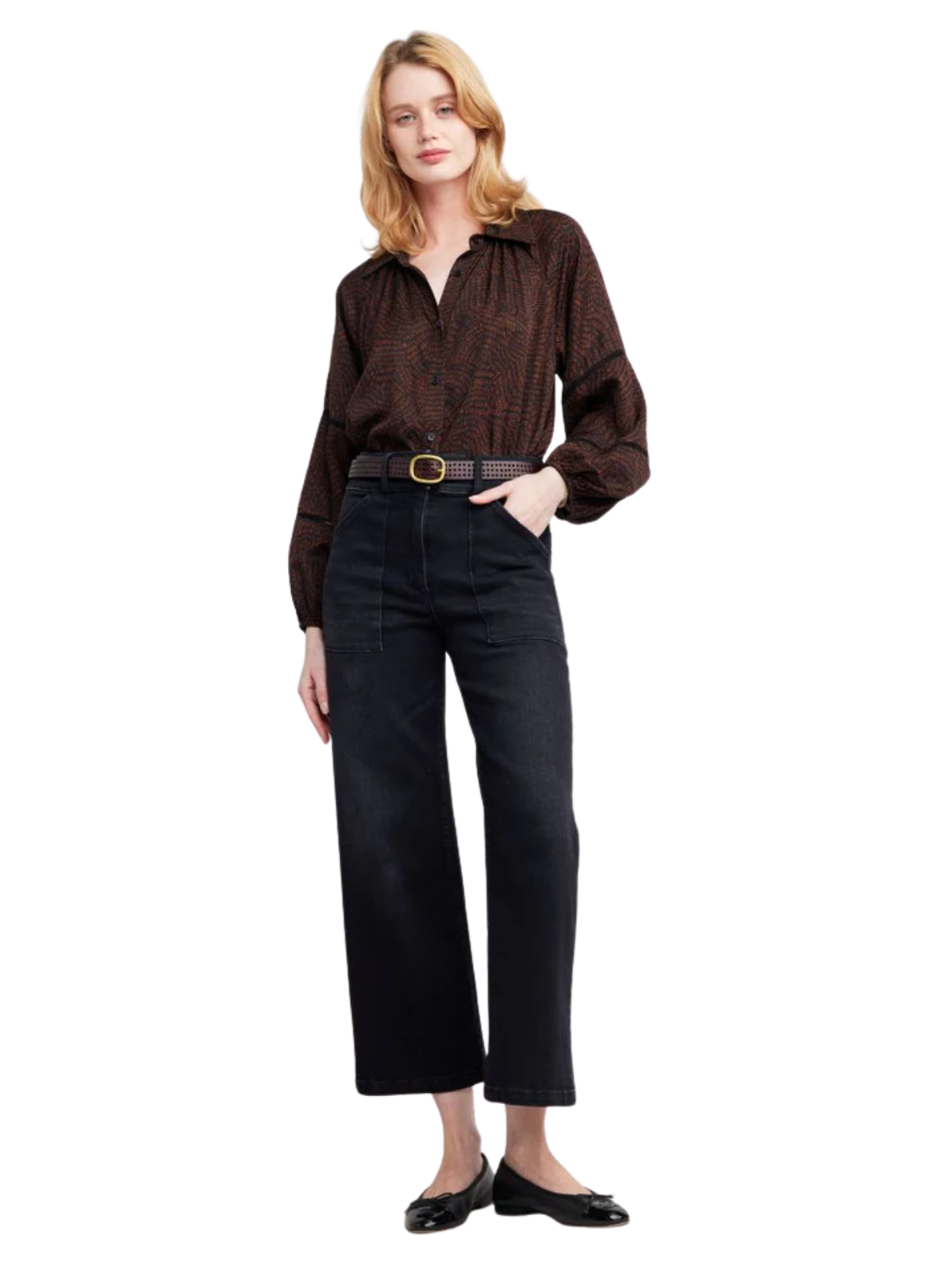 Hadley Ladder Sleeve Blouse