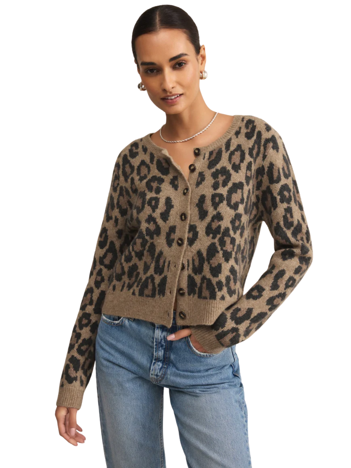 Outlook Leopard Cardigan