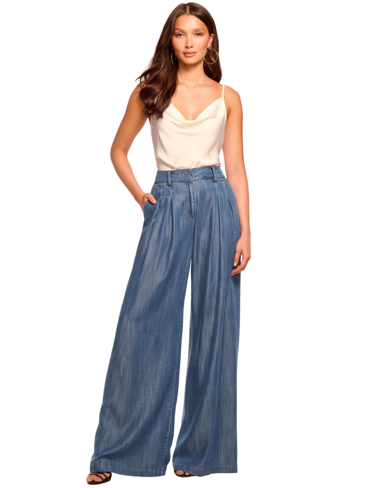 Chambray Oscar Pant