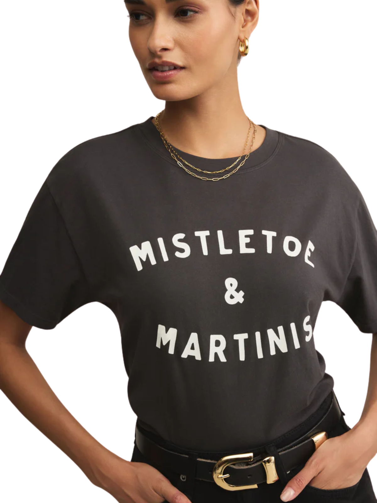 Mistletoe Boyfriend Tee