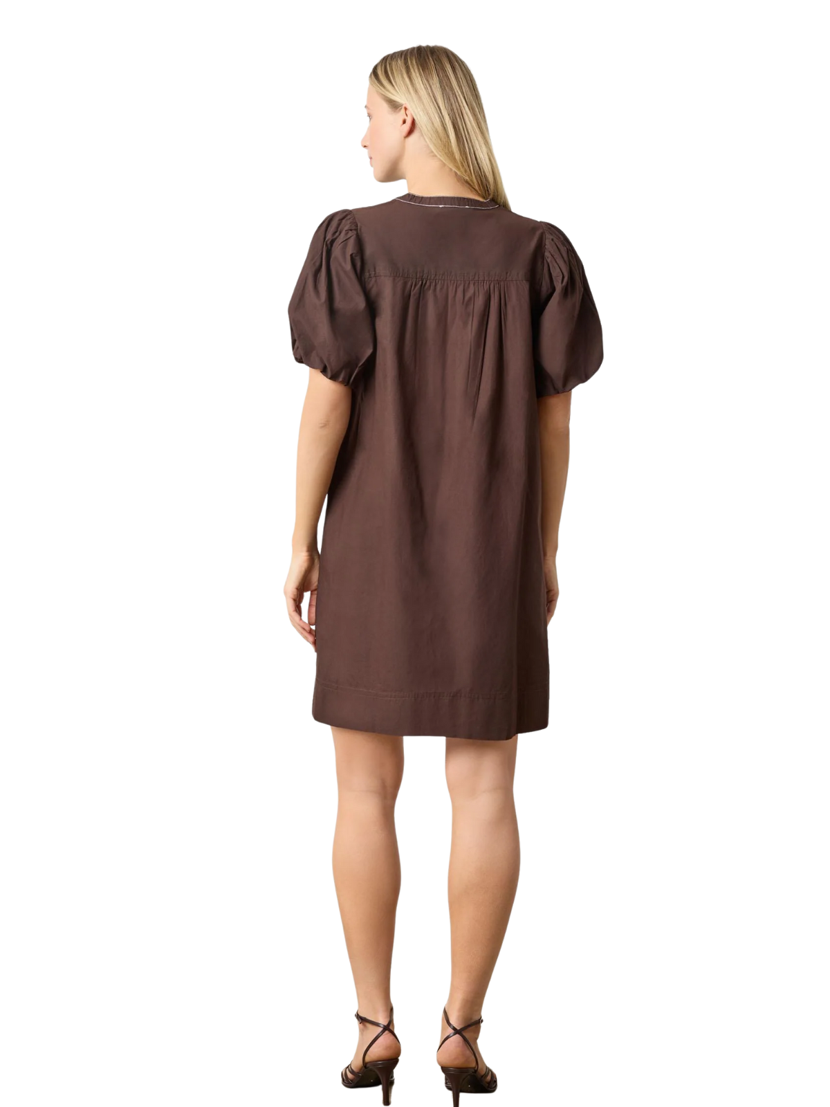 Shirred Sleeve Dress