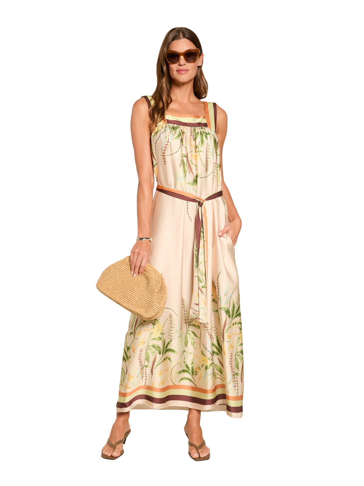 Avira Printed Maxi Dress-MattyM-MD1473514
