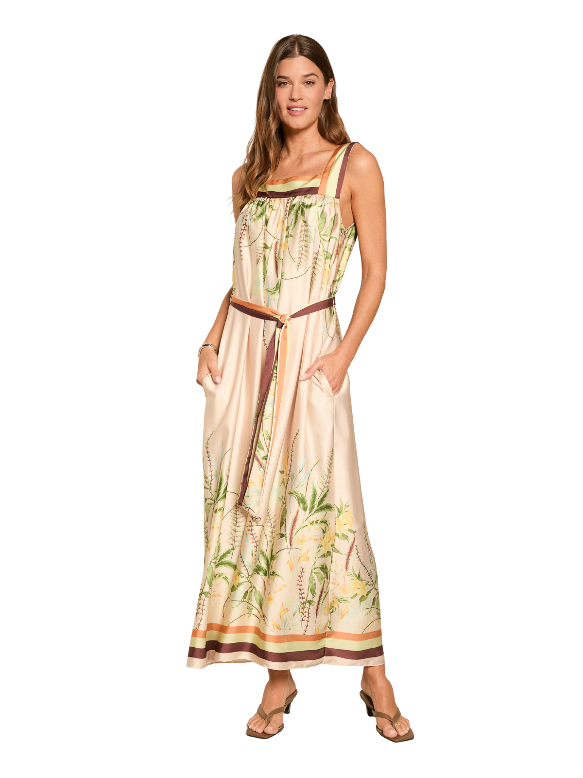Avira Printed Maxi Dress-MattyM-MD1473514