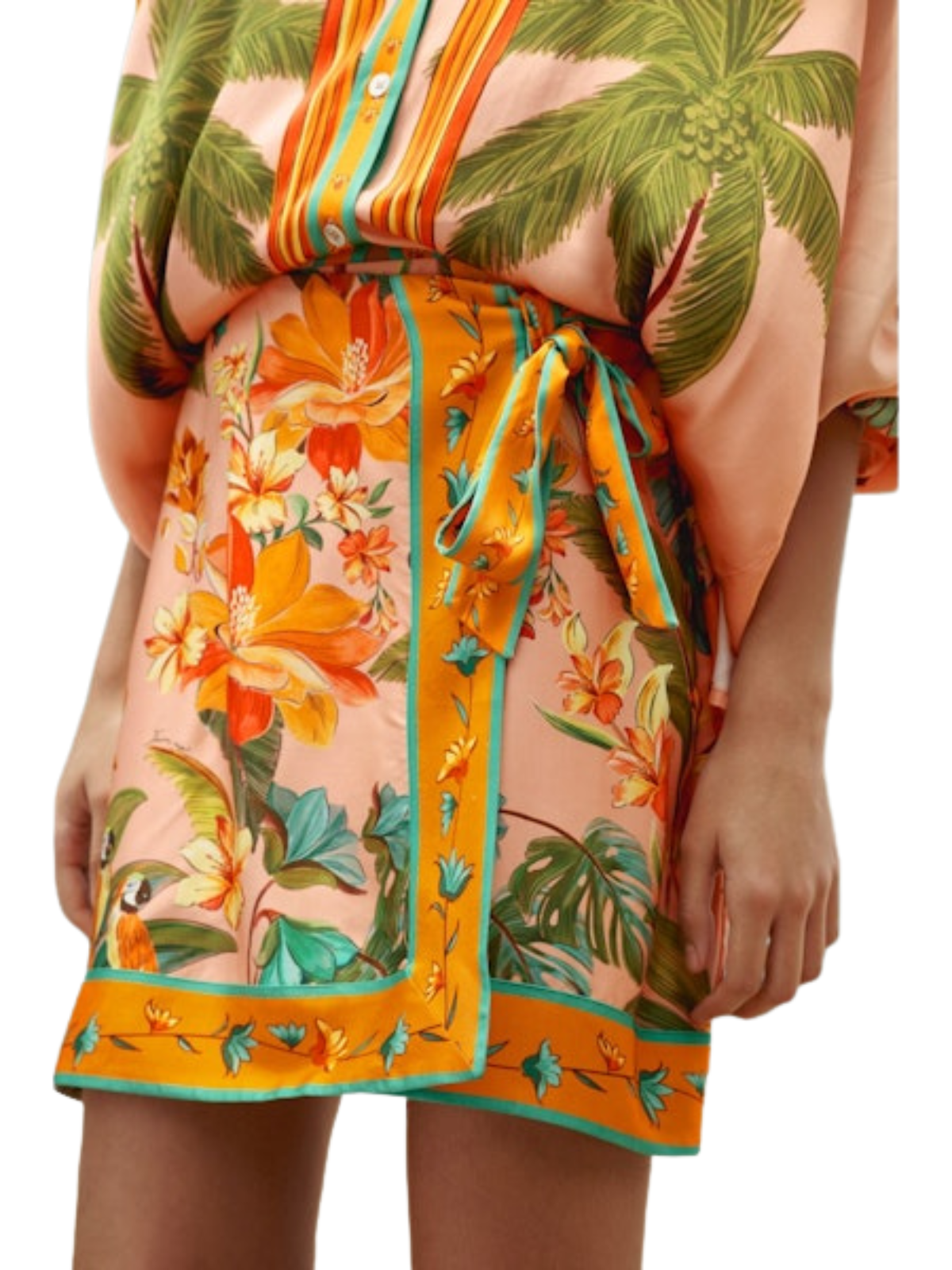 Birds Mini Skirt_Farm Rio_356448-25254