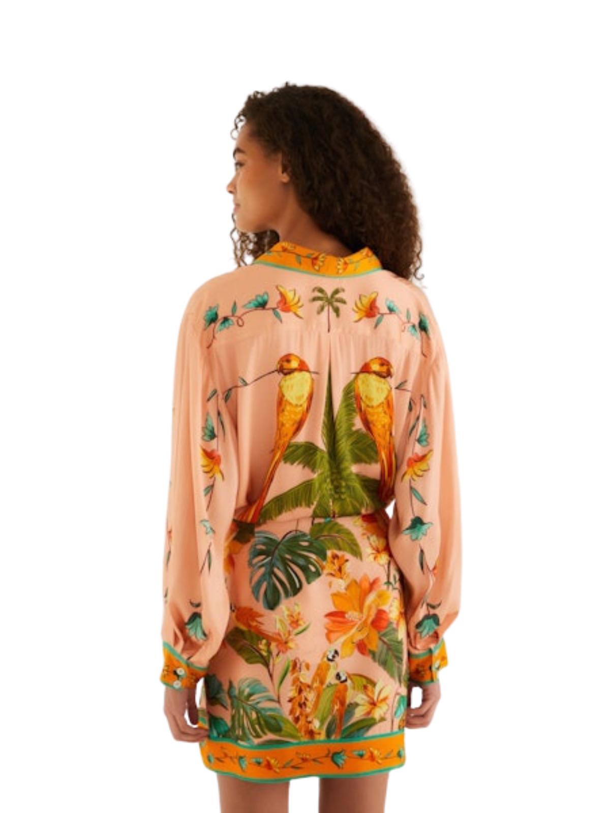 Birds Mini Skirt_Farm Rio_356448-25254