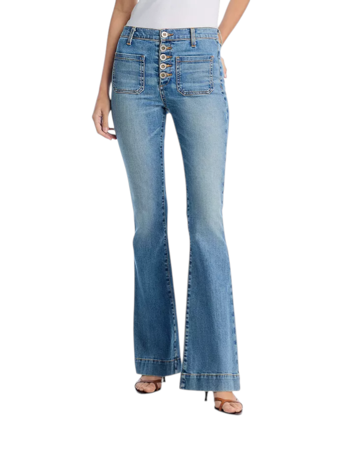 Cindy High Rise Flare Jeans