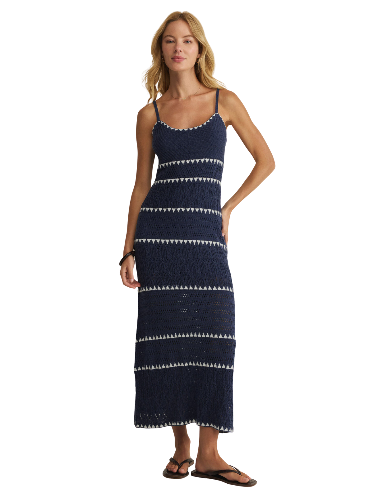Catamaran Striped Maxi Dress_Z Supply_ZD262754