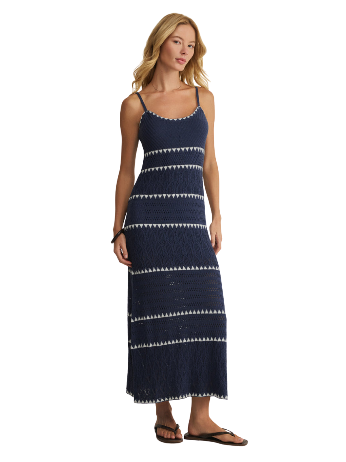Catamaran Striped Maxi Dress_Z Supply_ZD262754