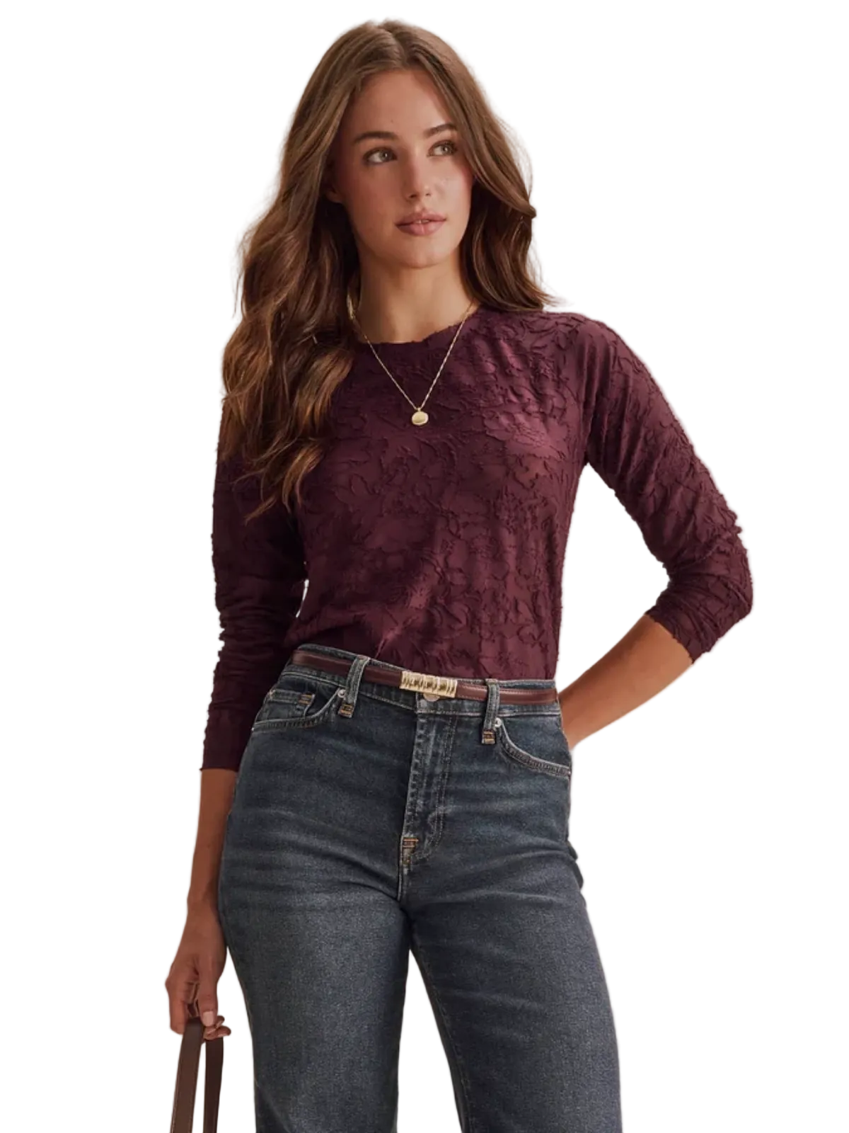 Cecelia Floral Long Sleeve Tee_Splendid_RF3W510SE