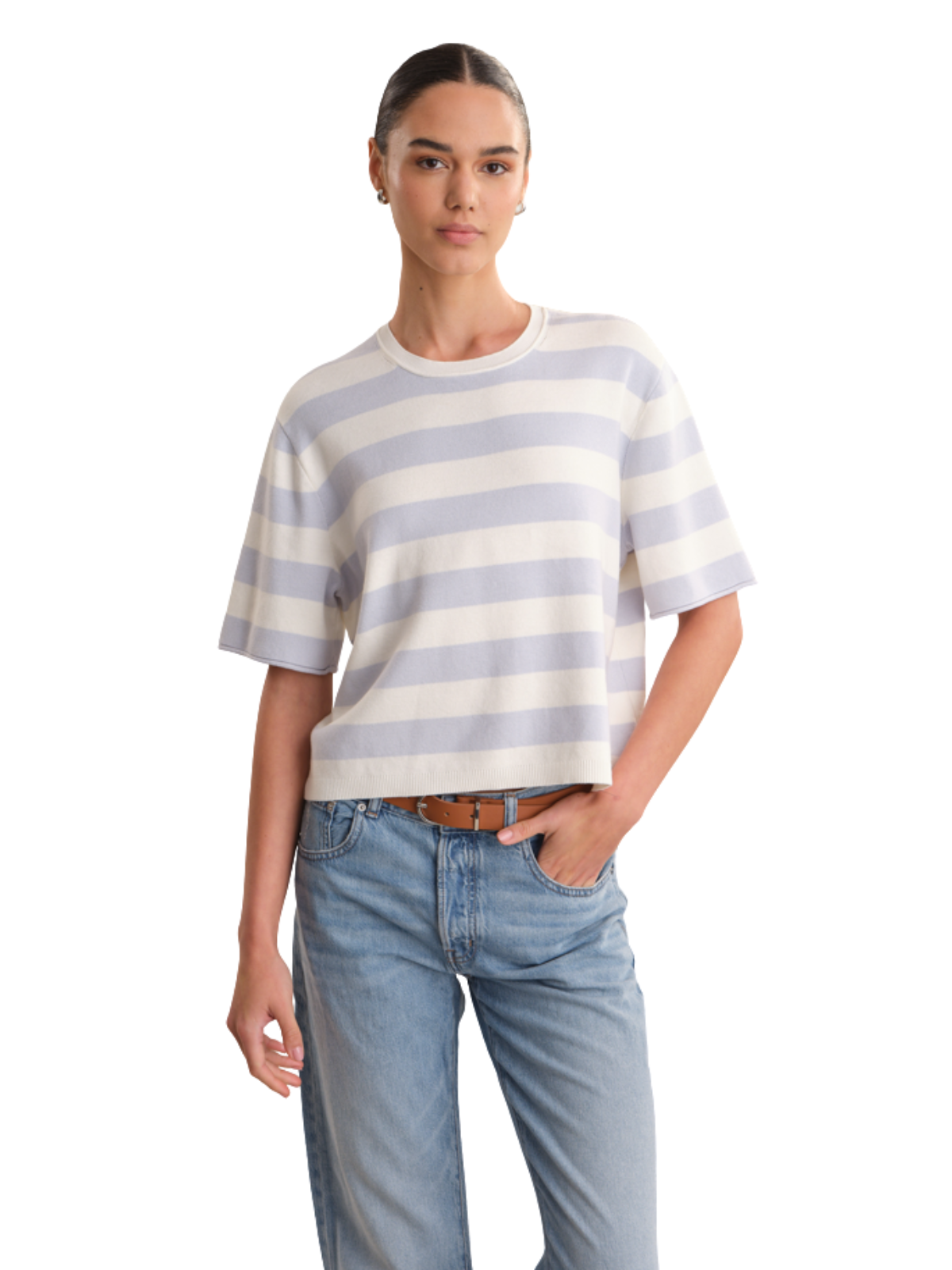 Colette Crew Neck Boxy Tee_525 America_110047316