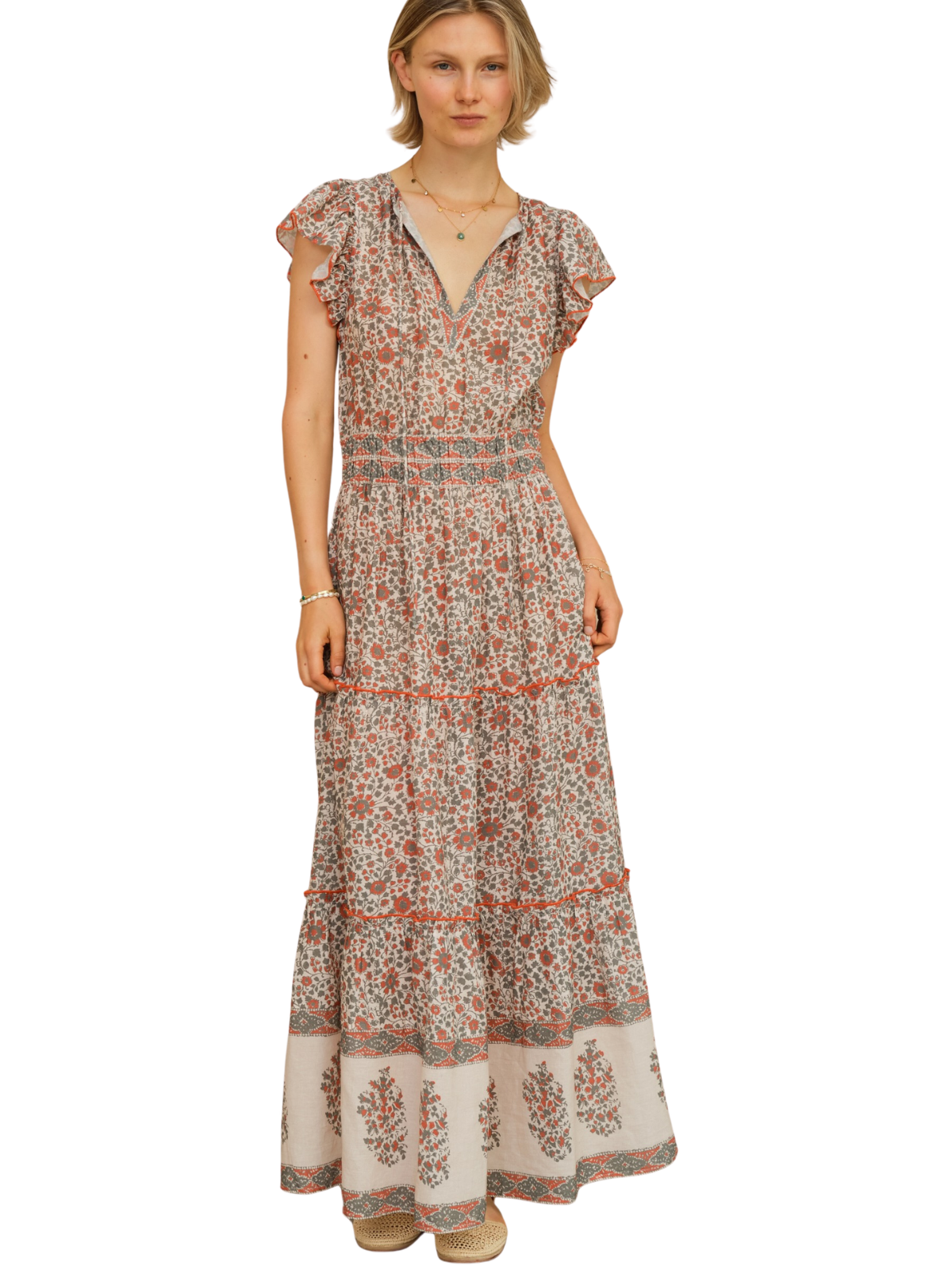 Della Print Maxi Dress_Mabe_748731-KHK