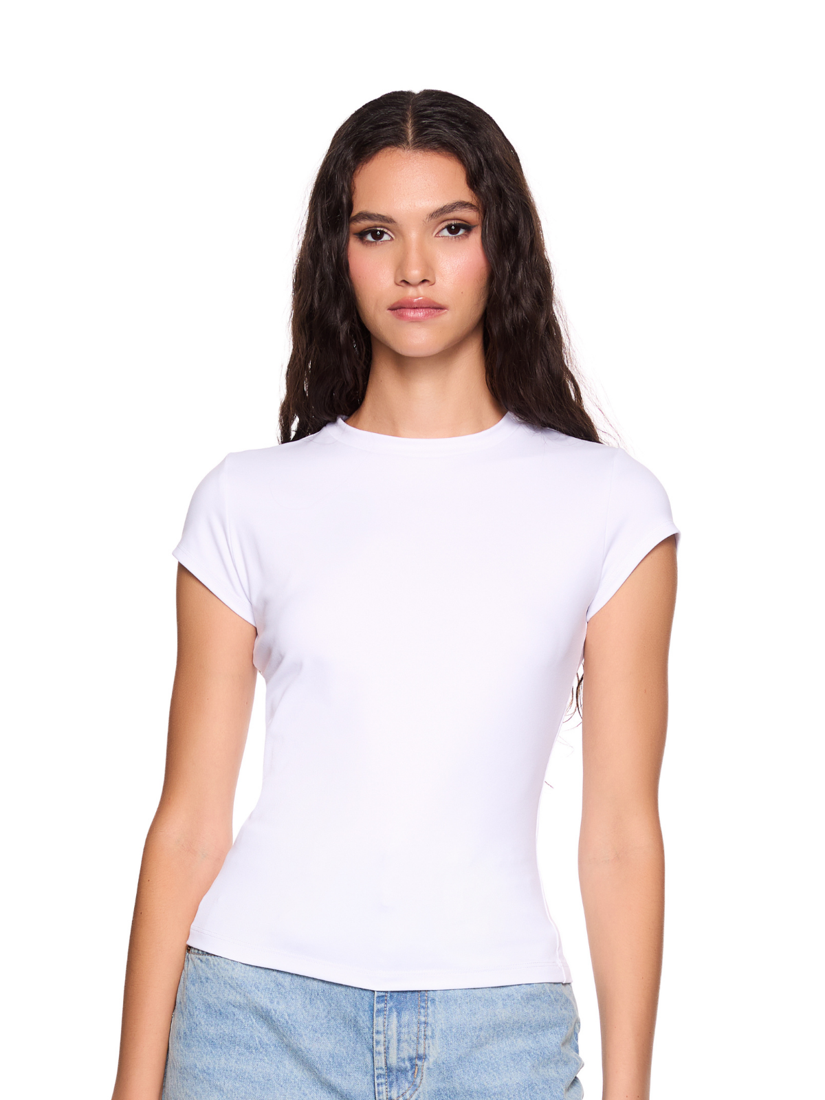 Essential Crew Short Sleeve Tee 5"_Susana Monaco_0226supt01266