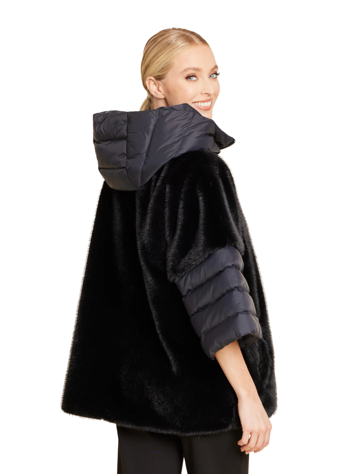 Faux Fur Puffer  Zip Jacket_DolceCabo_397