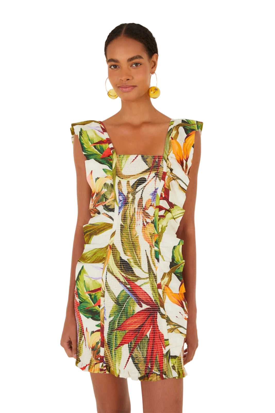 Florart Sand Mini Dress