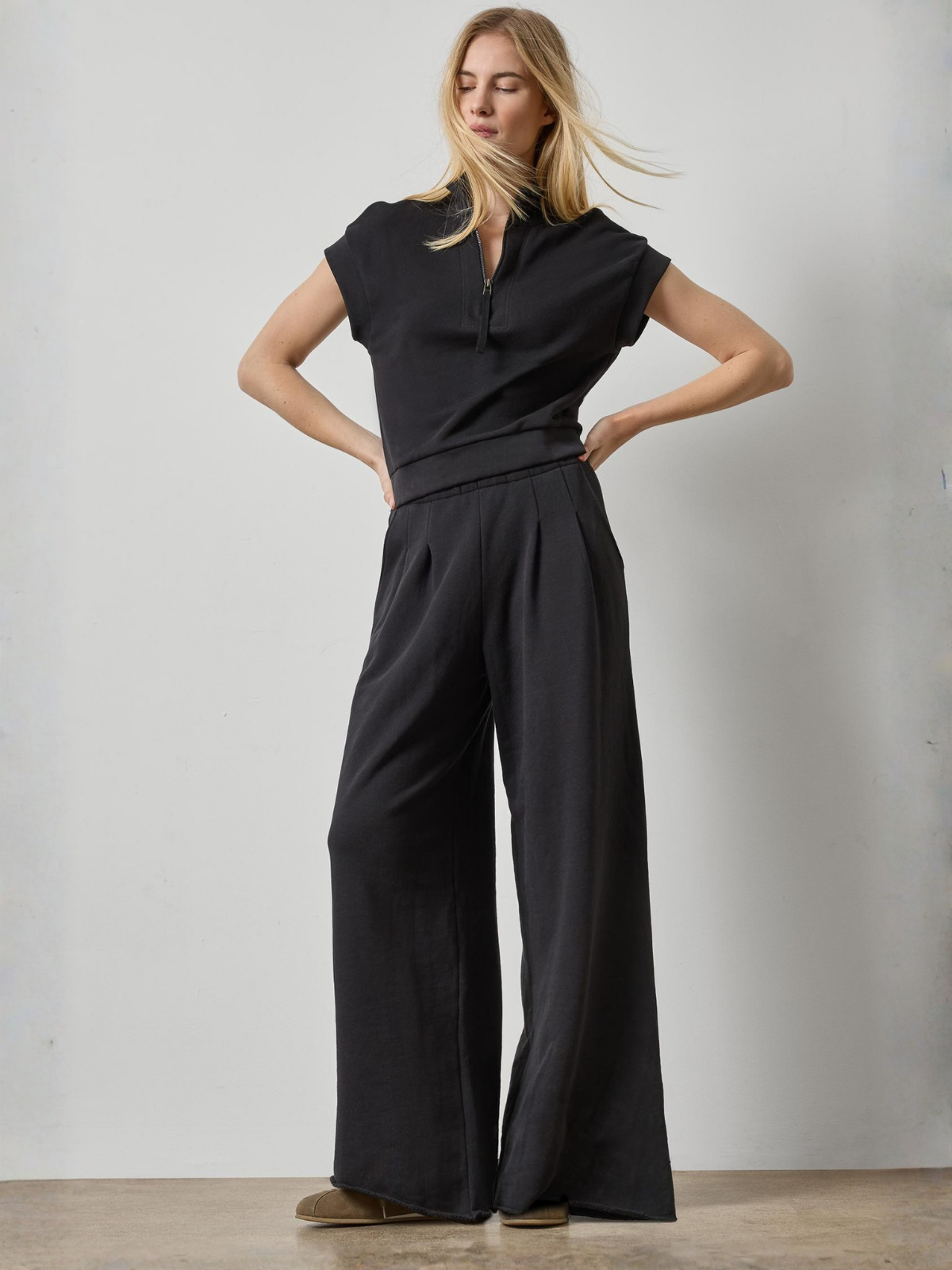 Full Length Terry Pant_Lilap_PA3542-BLA