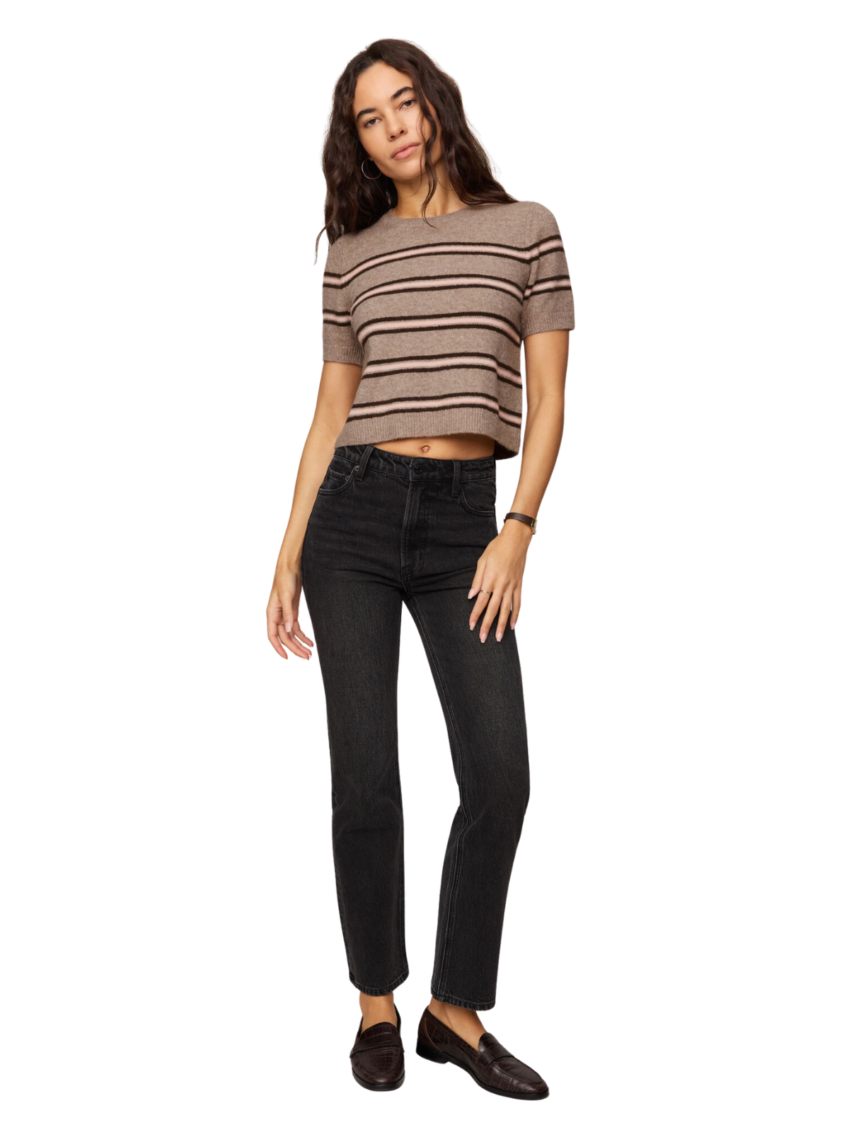 Gatewood Stripe Sweater_Z Supply_ZW263305-HEA