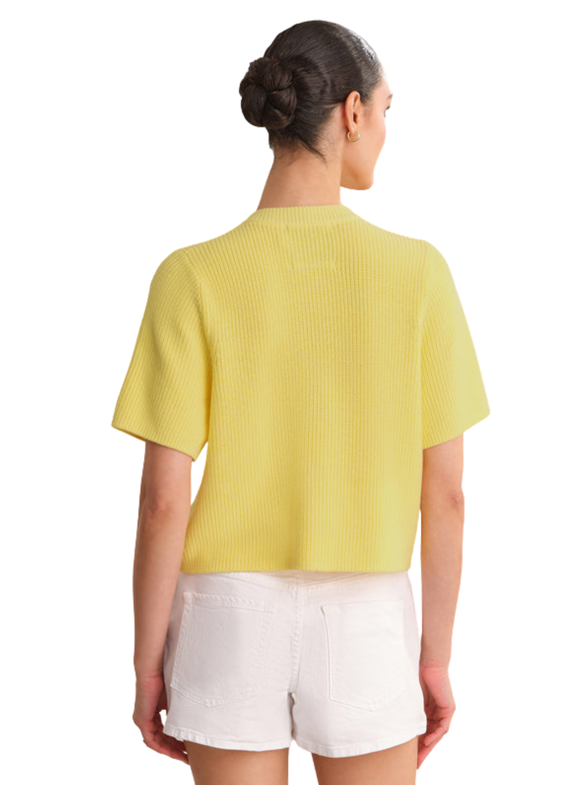 Ginevra Short Sleeve Shaker Cardigan_525 America_110047871