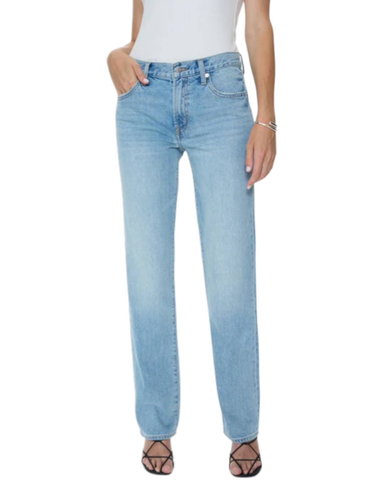 Issa Mid-Rise Straight Jean