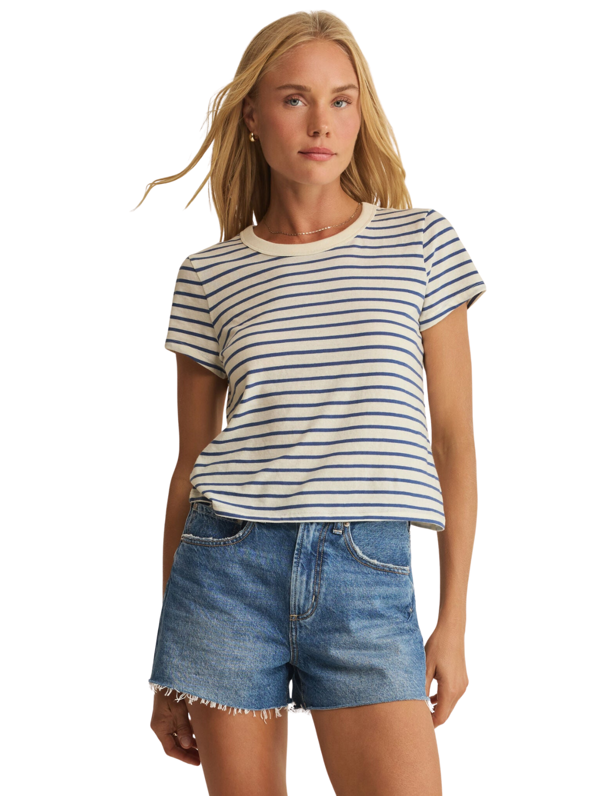 Junie Striped Tee_Z Supply_ZT262785-TNV-XS