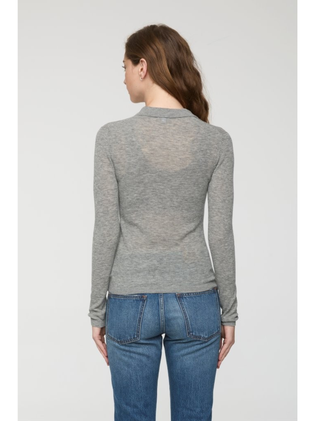 Korey Merino Blend Featherweight Rib Cardigan_Pistola_P00063051-YF