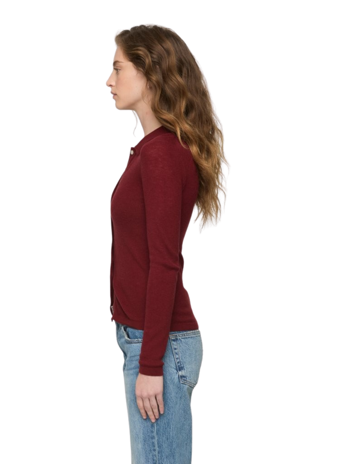 Korey Merino Featherweight Rib Cardigan_Pistola_P00063051-YF