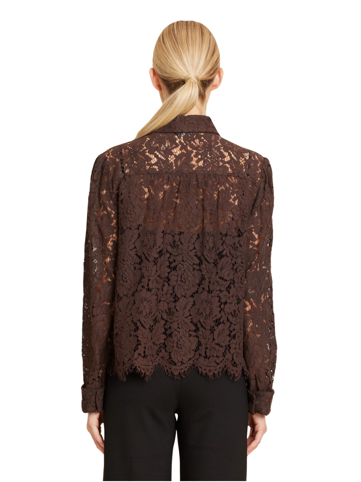 Lace Pearl Button Top_DolceCabo_75937