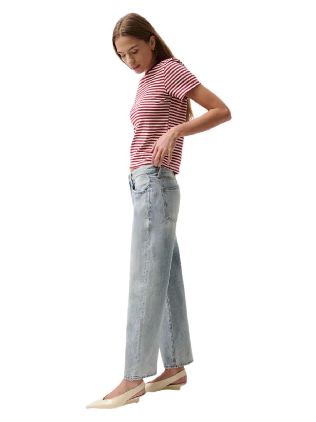 Lexi Bowed Straight Jean