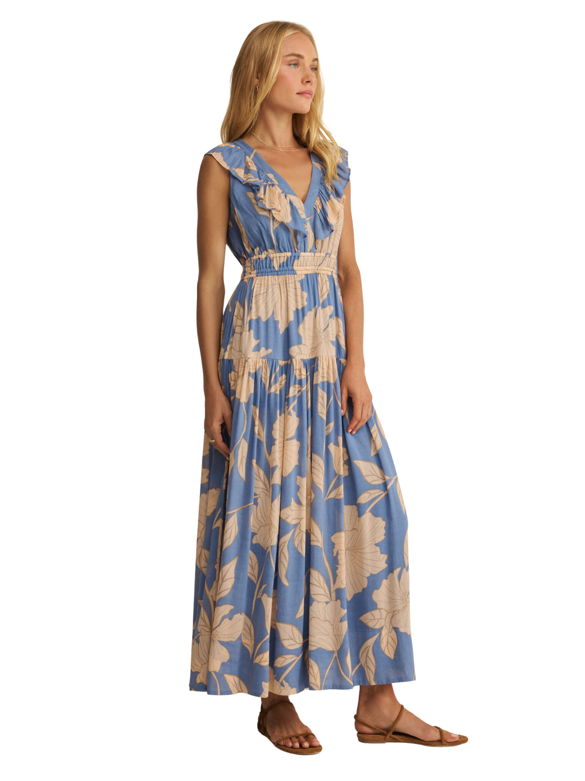 Malene Bloom Floral Maxi Dress