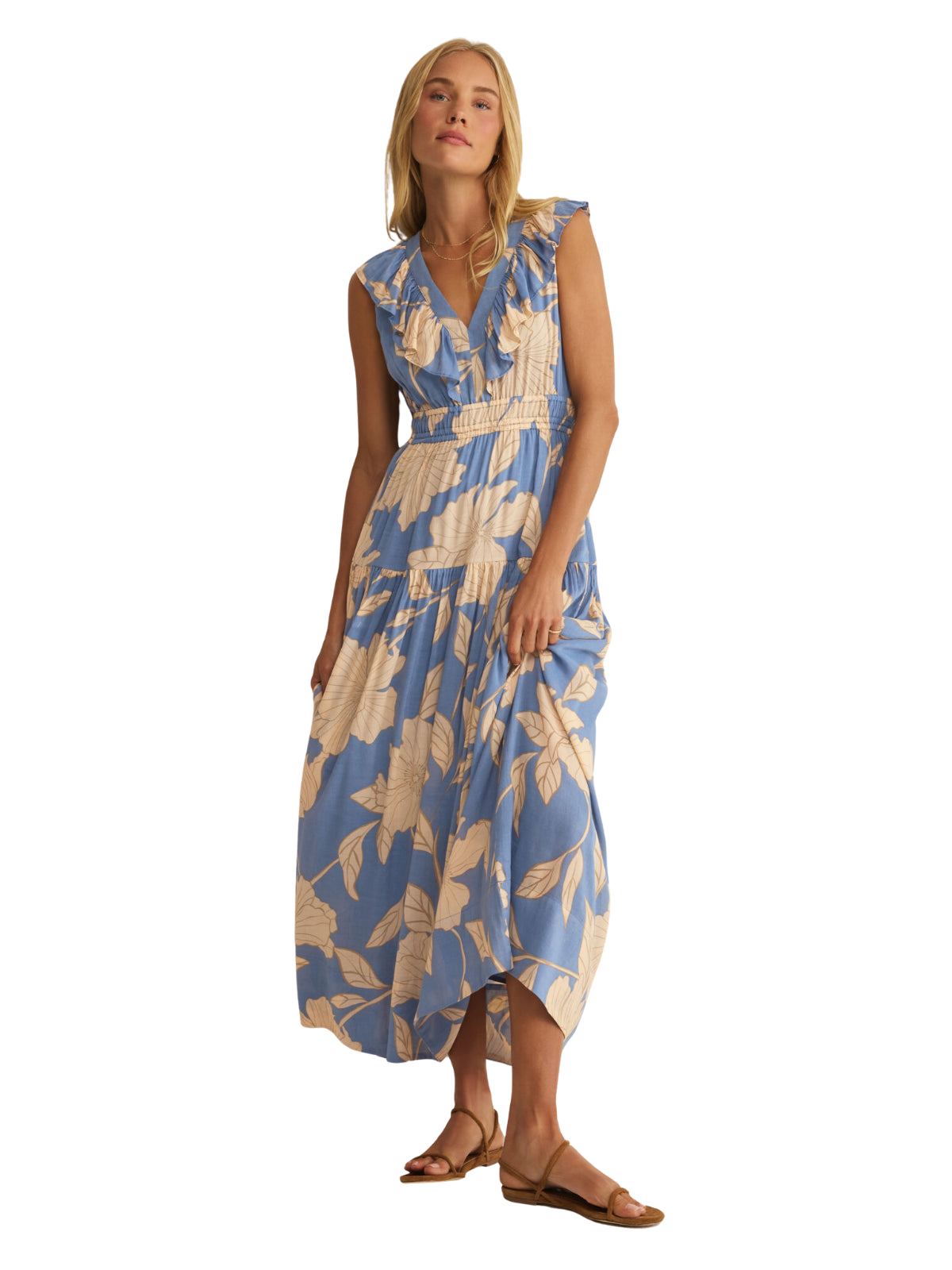 Malene Bloom Floral Maxi Dress