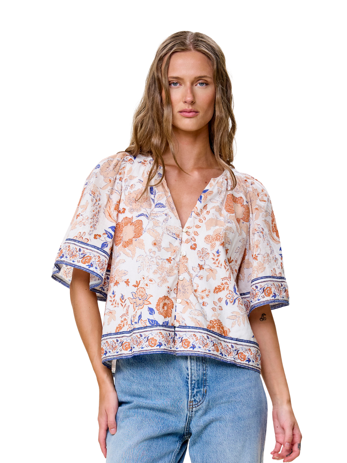 Marin Blouse_Cleobella_CM26PF101452-BLVT