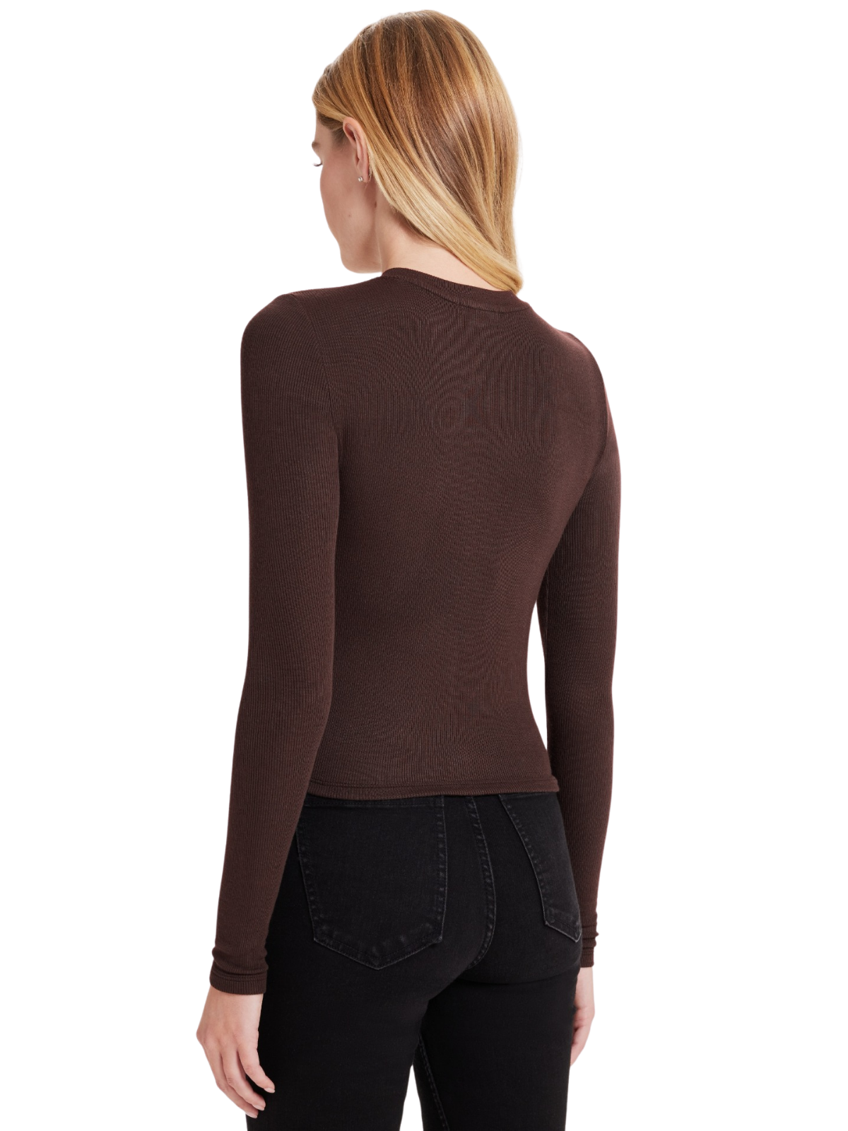 Marina Ribbed Crop Cardigan_Goldie Lewinter_24305COF-XS