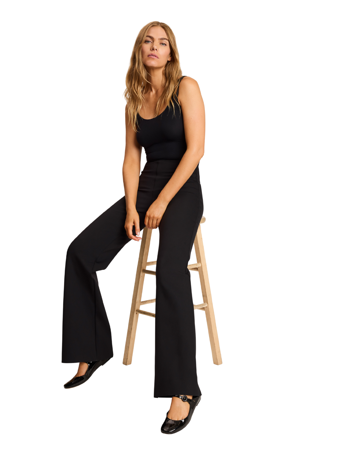 Neoprene Wide Leg Pant_Commando_NEO202