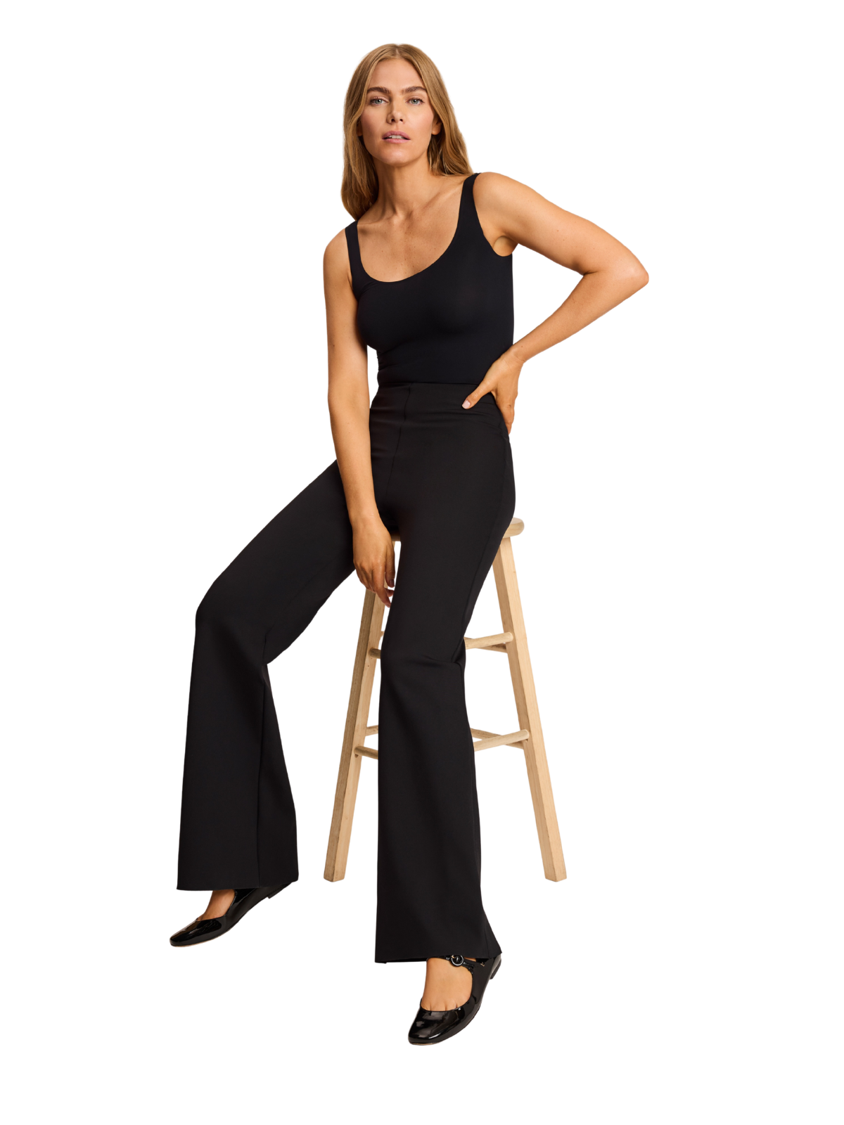 Neoprene Wide Leg Pant_Commando_NEO202