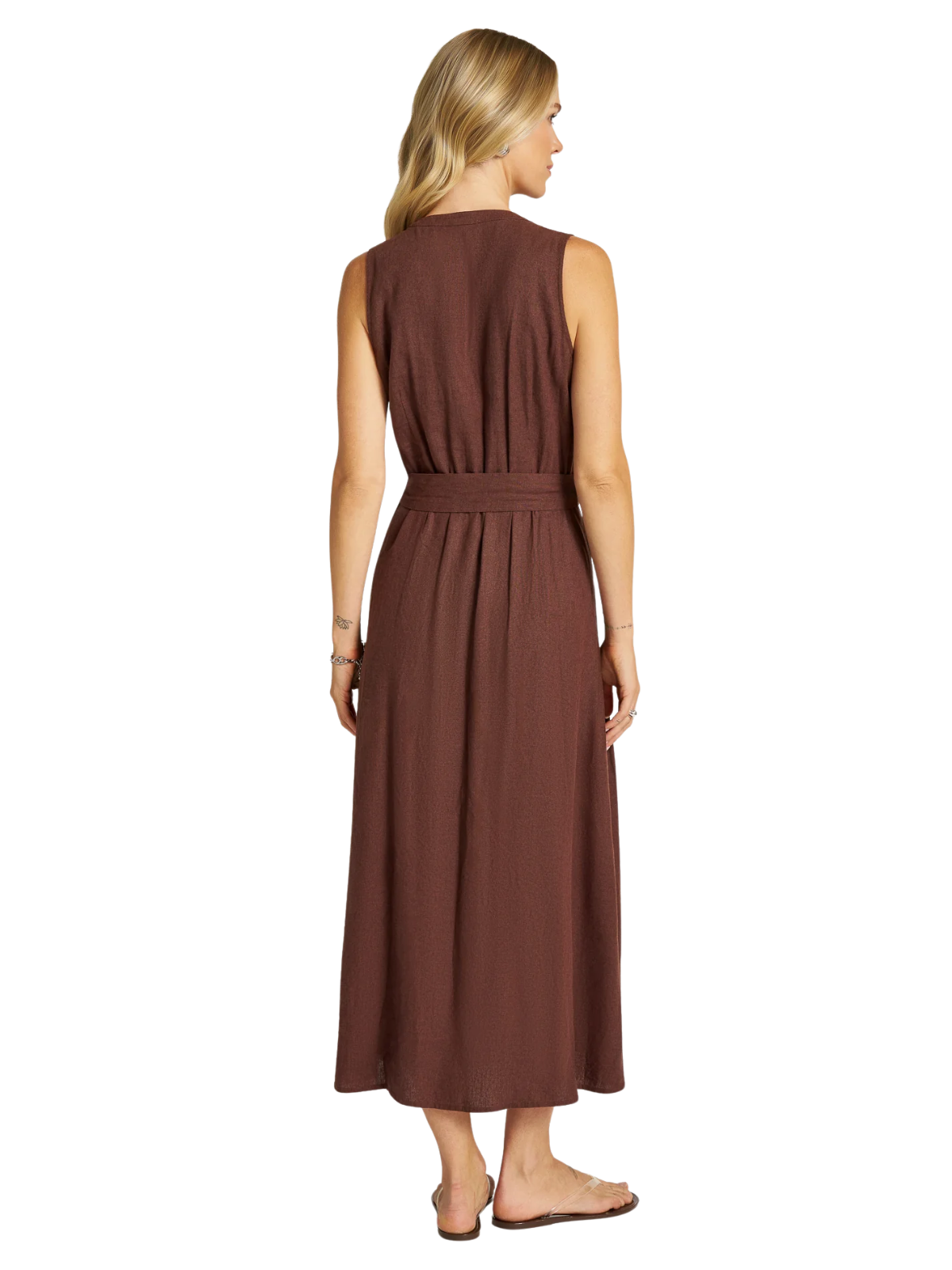 Nivara Sleeveless Midi Dress-MattyM-MD1906837