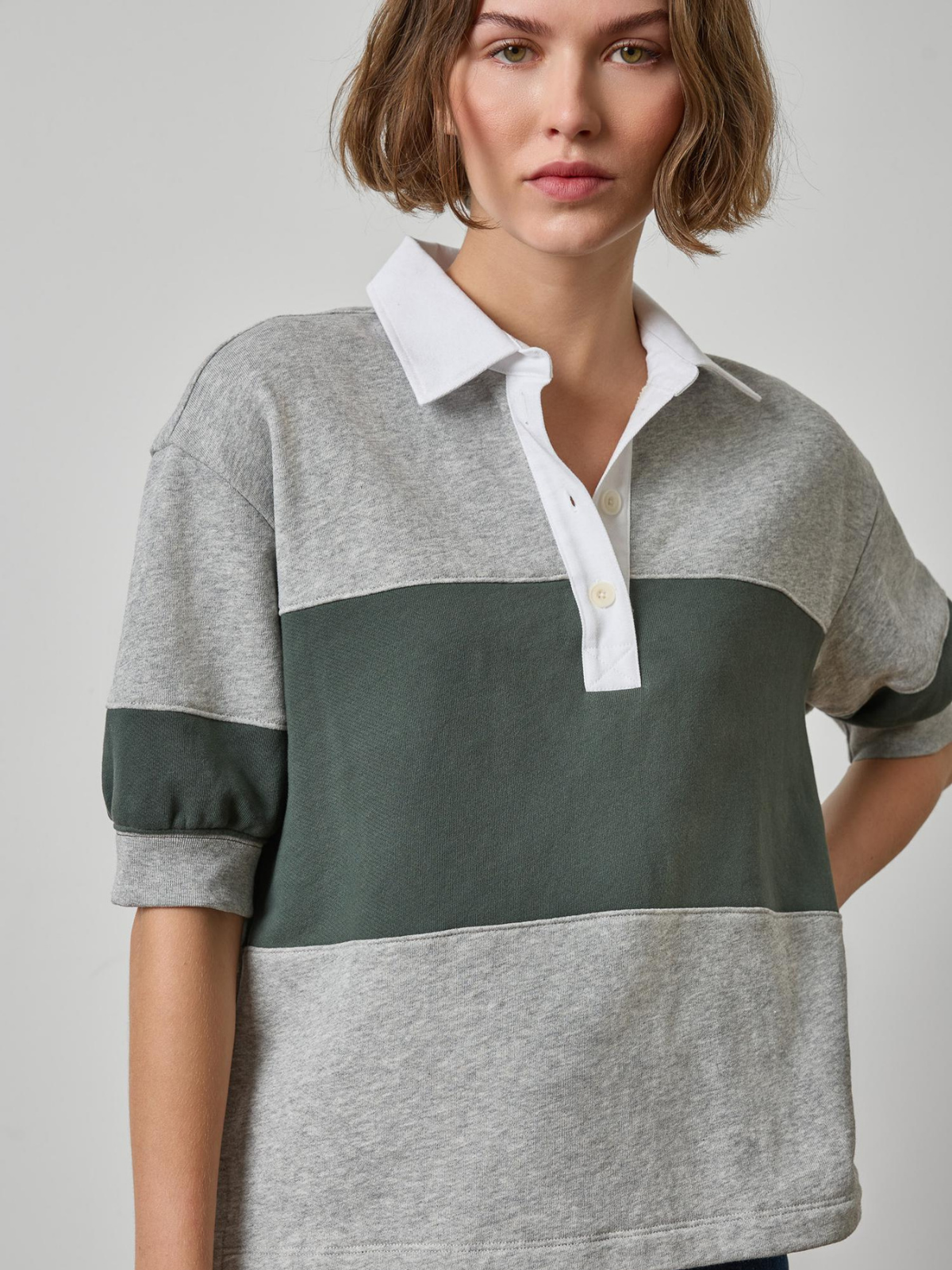 Oversized Elbow Sleeve Rugby_Lillap_PA3539-HGRY