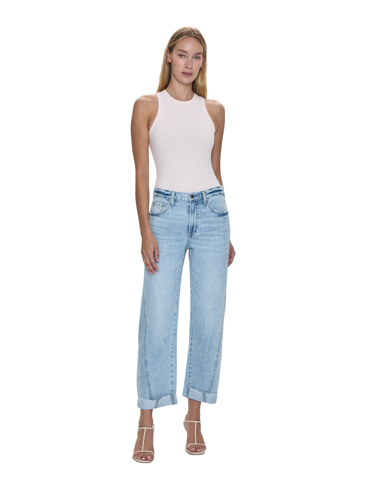 Kacey Cuffed Straight Jean