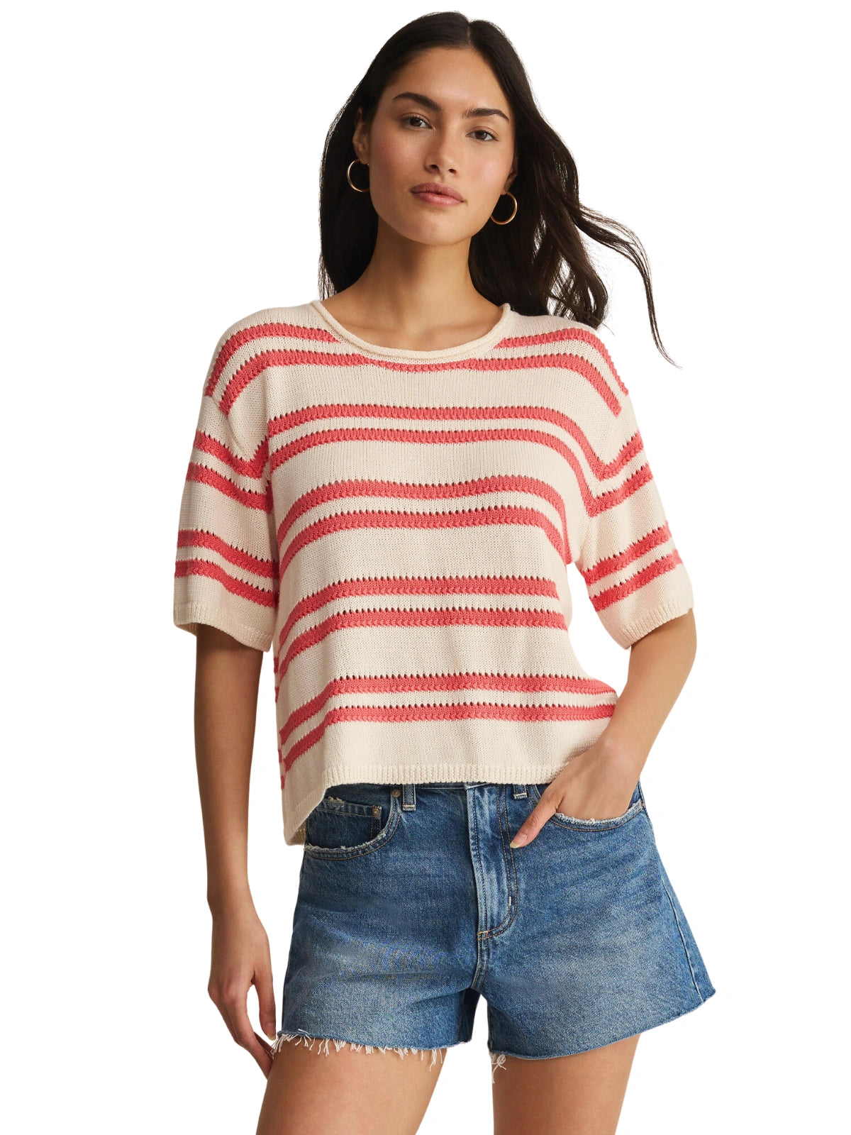 Prado Stripe Sweater Tee