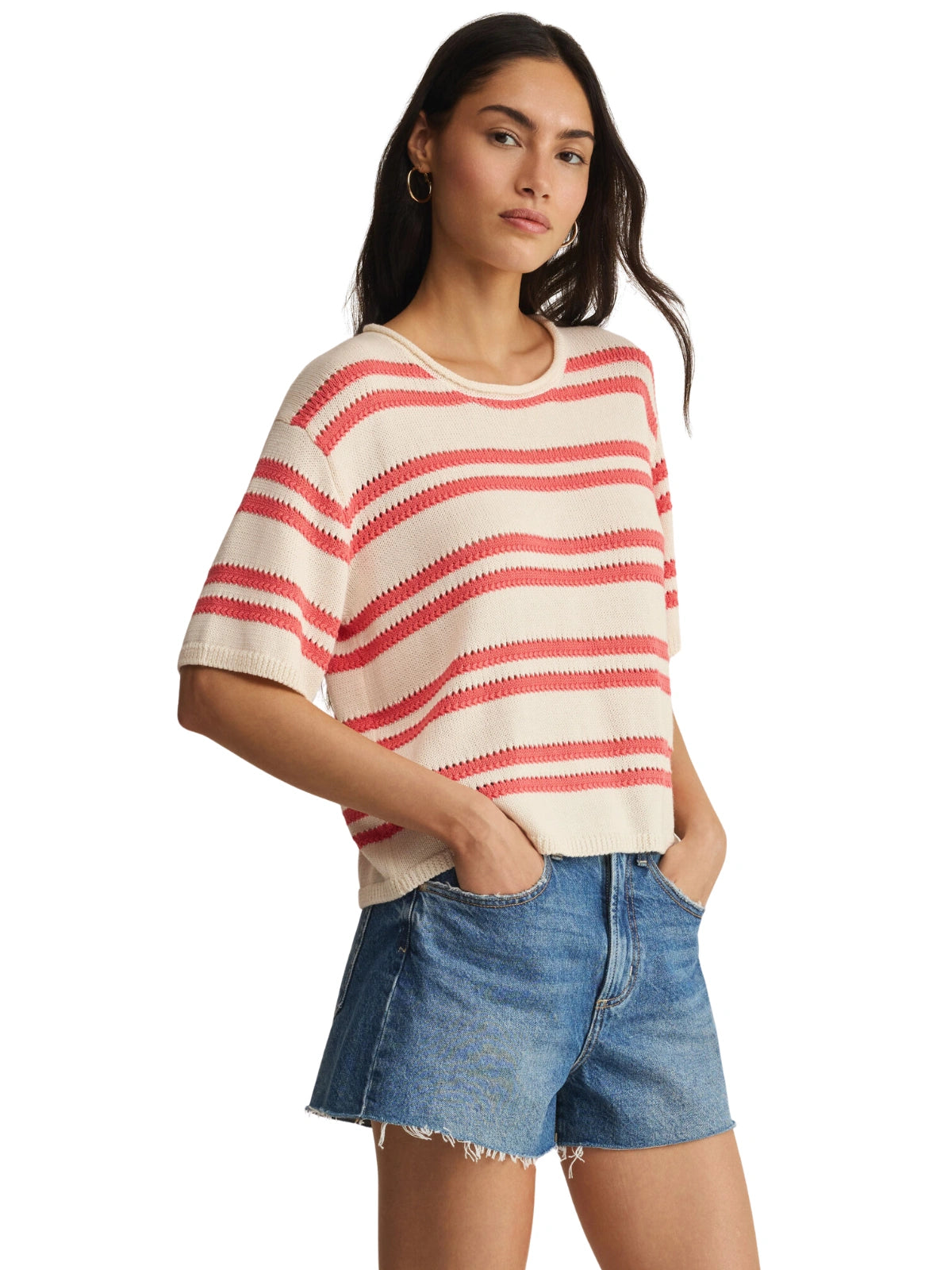 Prado Stripe Sweater Tee
