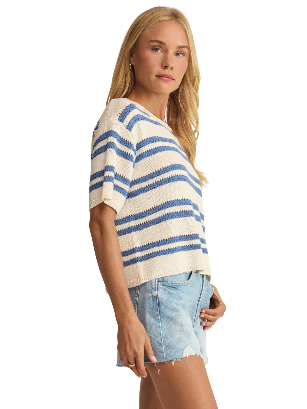 Prado Stripe Sweater Tee