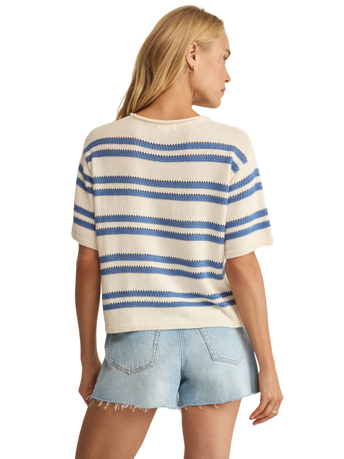 Prado Stripe Sweater Tee
