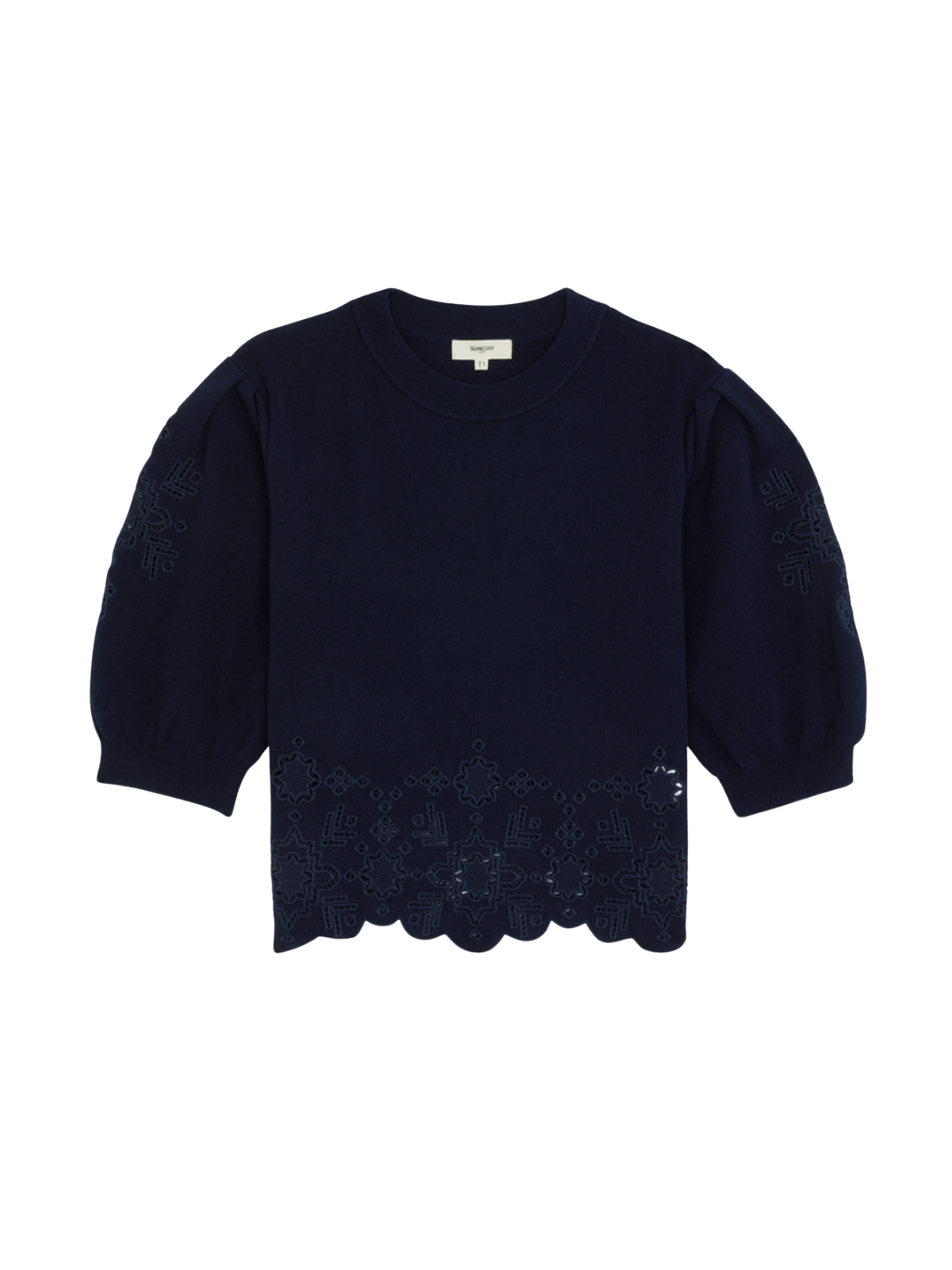 Parvi Short Sleeve Cardigan_Suncoo_H26M01305-00185