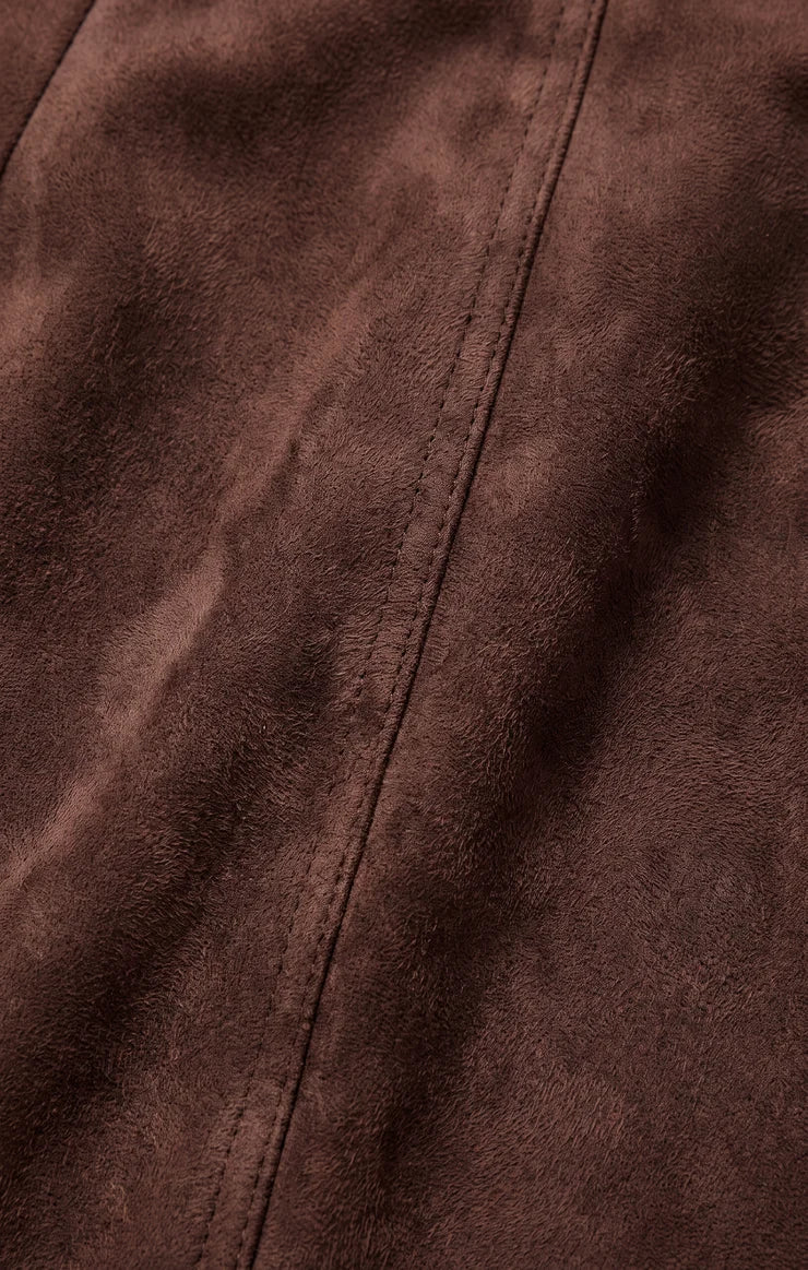 Perri Suede Mini Skirt_Z Supply_ZK263360