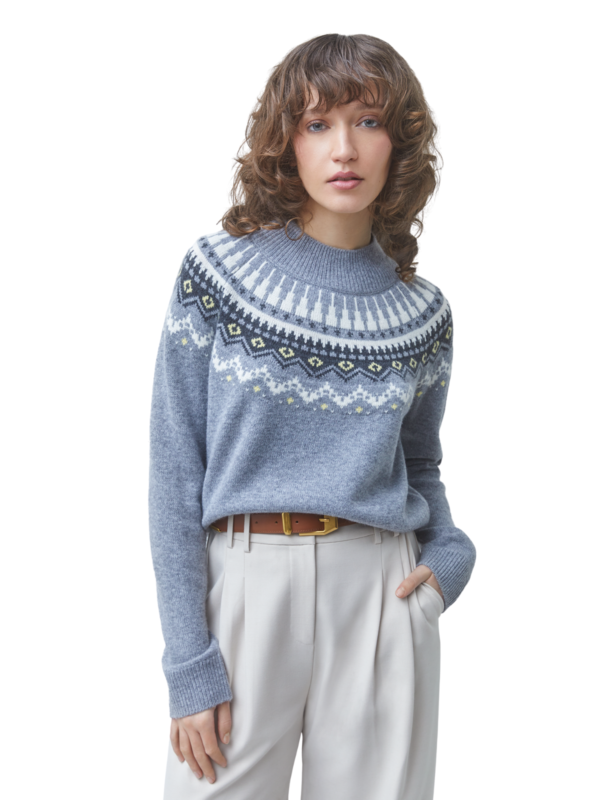 Pisti Patterned Knit Sweater_Suncoo_H26M01047-00193