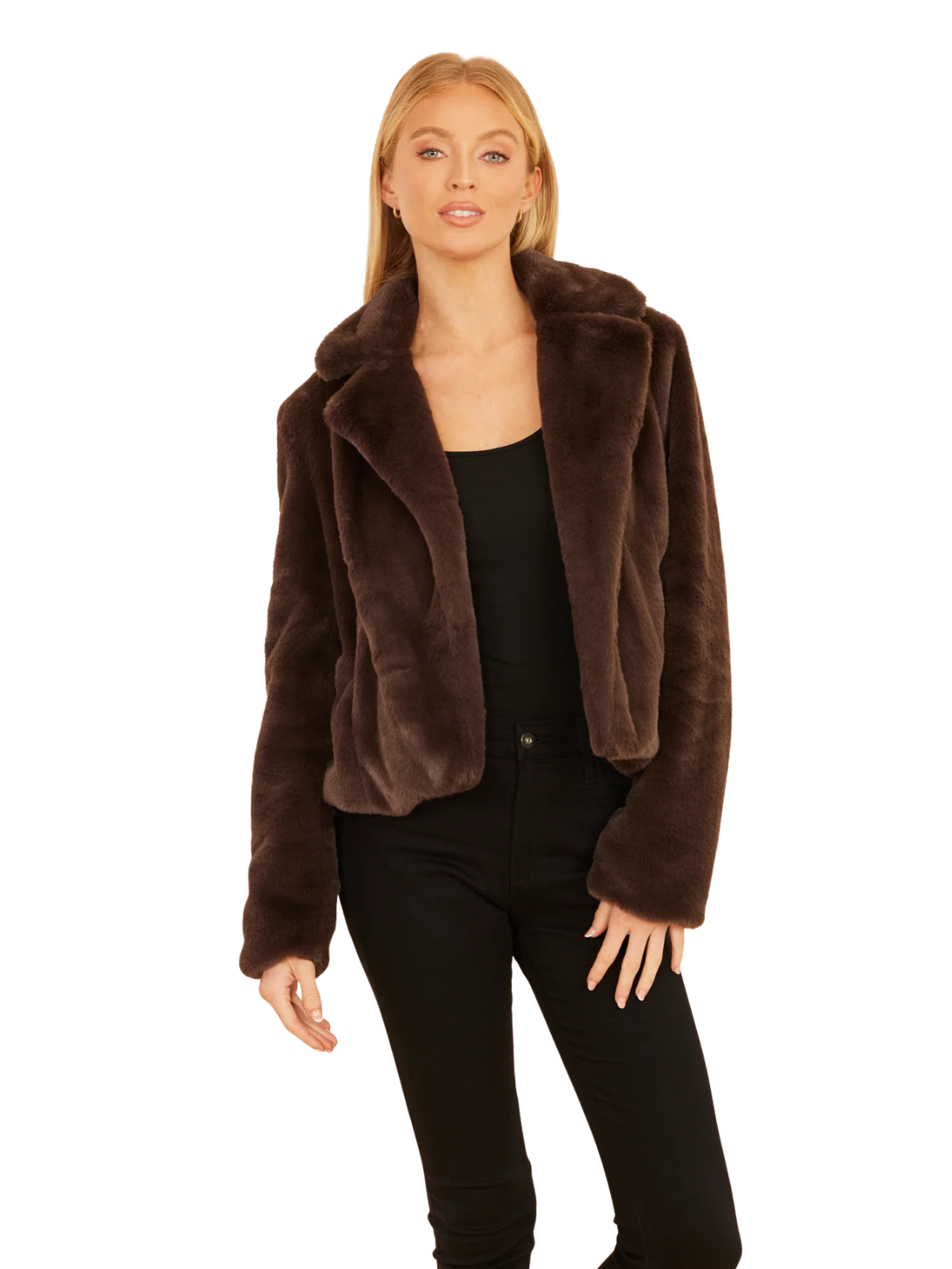 Plush Faux Fur Jacket_DolceCabo_75362
