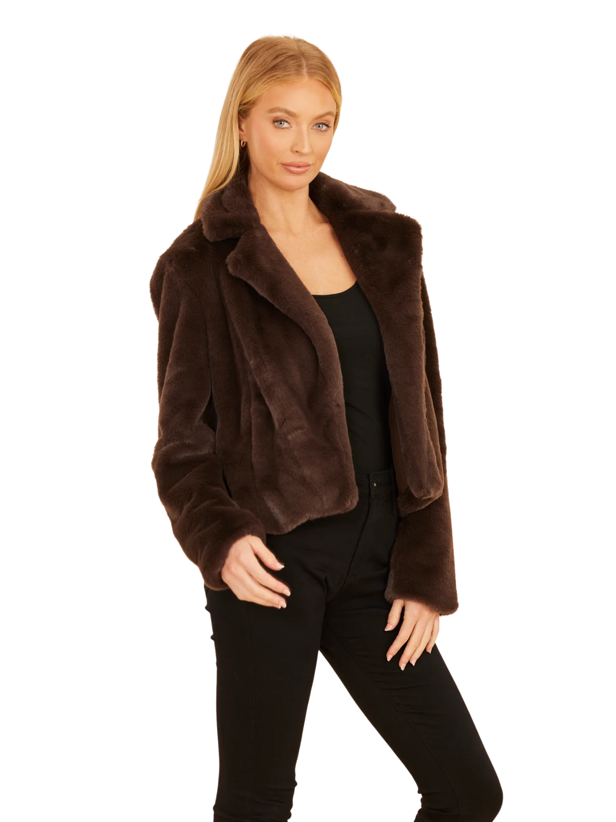 Plush Faux Fur Jacket_DolceCabo_75362