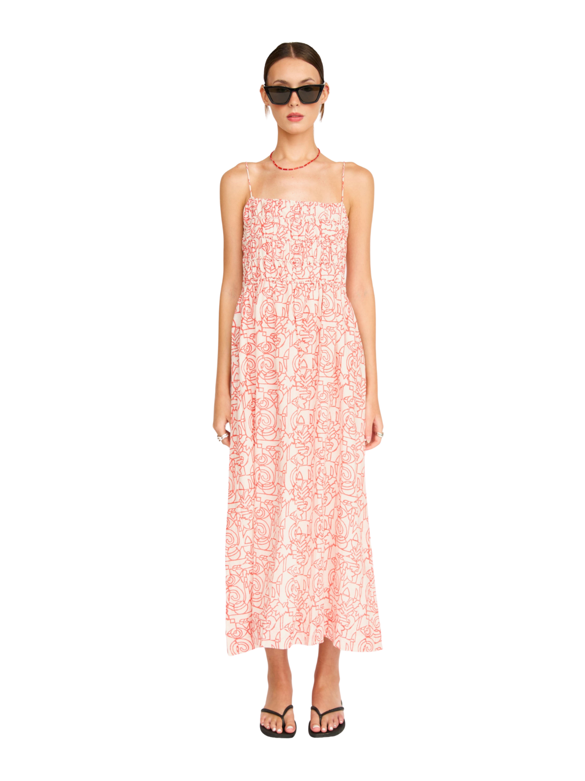 Puglia Dress In Cherry Heka_Mirth_38217319A