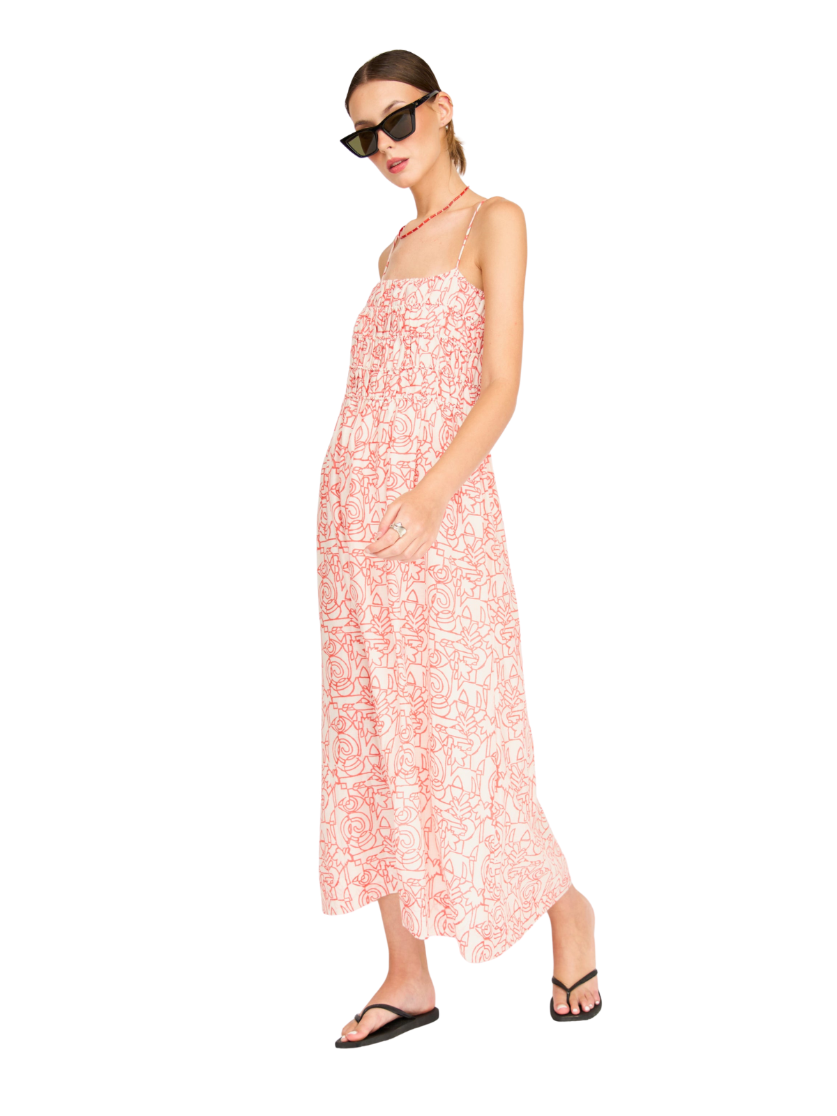 Puglia Dress In Cherry Heka_Mirth_38217319A