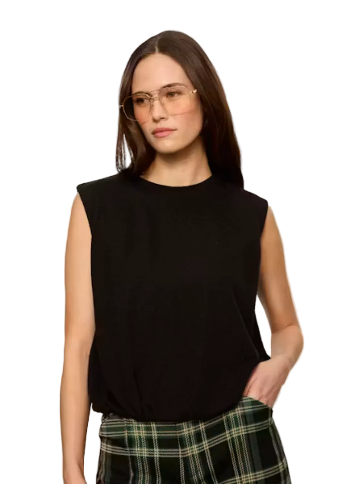 Quinn Bubble Shell Top_Sanctuary_CT4369KJO-BLCK